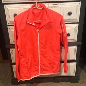 Womens small champion zip up  wind breaker